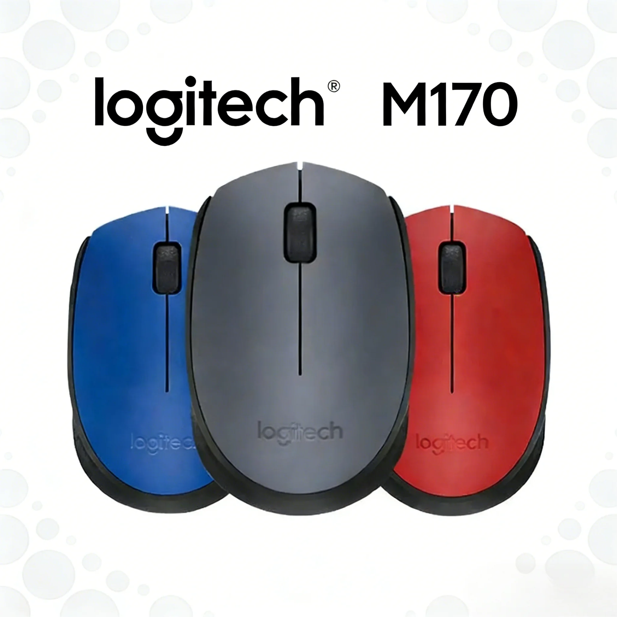 

Logitech M170 works late at night without any noise! Wireless dual-mode silent mouse, quiet and convenient for office operations