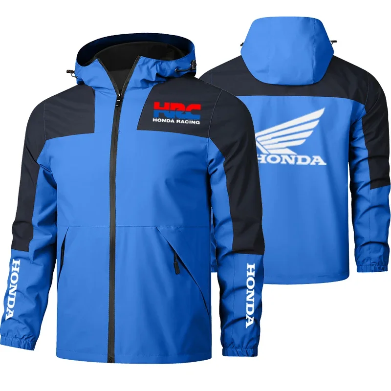 Honda jacket men's casual wear, sportswear, windproof and wrinkle resistant multifunctional, suitable for outdoor hiking, cyclin