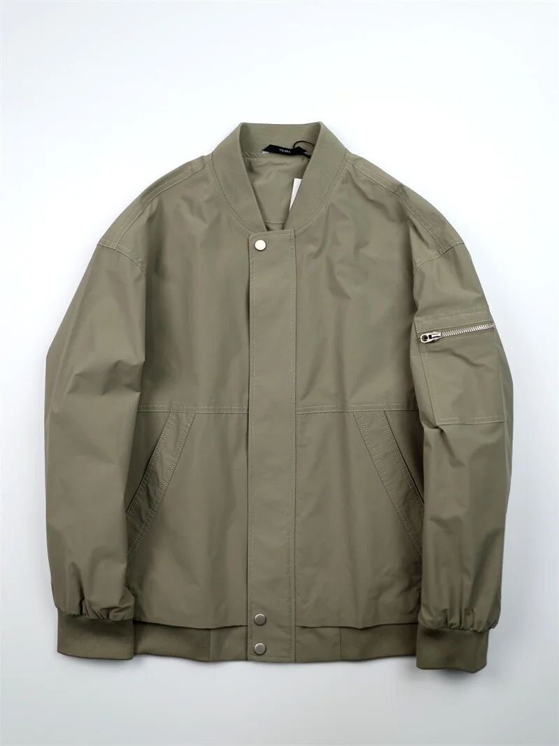 

Полет Джет! 3D индивидуальное весенне-осеннее новое мужское модное верхнее пальто с бейсбольным воротником