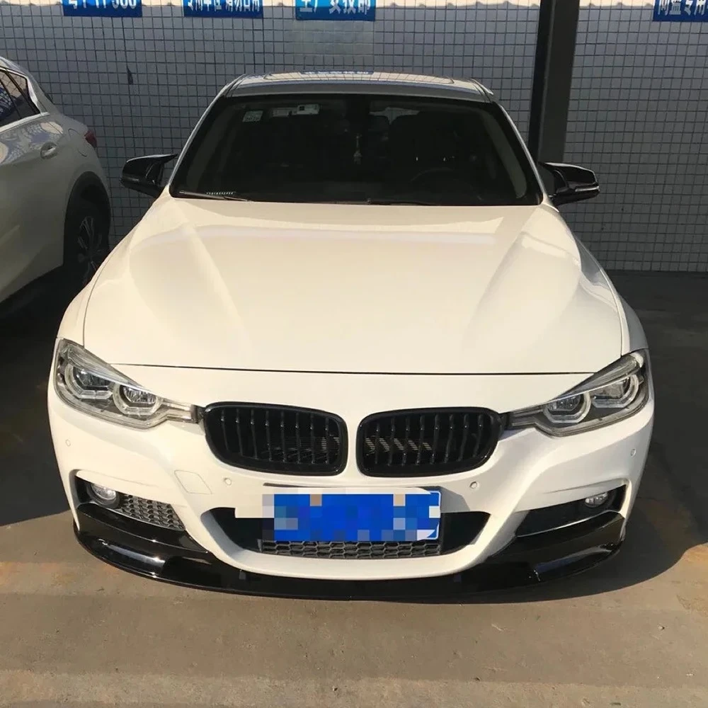 مناسبة لسيارات BMW 3 Series المعدلة MP مجرفة الشفة الأمامية 320 ألياف الكربون الرياضية m طقم الجسم المعدل F30 F35