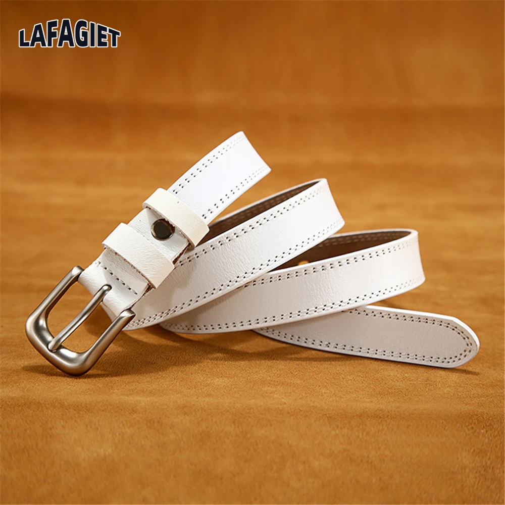 Ремень из натуральной кожи Женский, тонкий пояс, Повседневная ветровка для джинсов, классический стиль, подарок для женщин