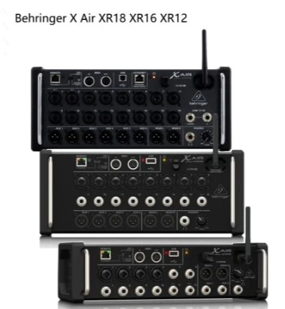 Behringer-ipad用のAirxr18 xr16 xr12ラックマウントデジタルミキサー,androidタブレット,midas  prepamps,wi-fiおよびusbオーディオインターフェイス - AliExpress