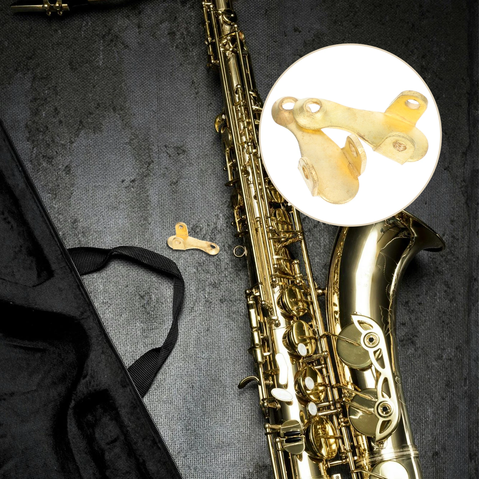 

2pcs Trumpet Water Key High-Purity Copper Precision Drainage Valve Universal Fit Brass Instruments for Trombone