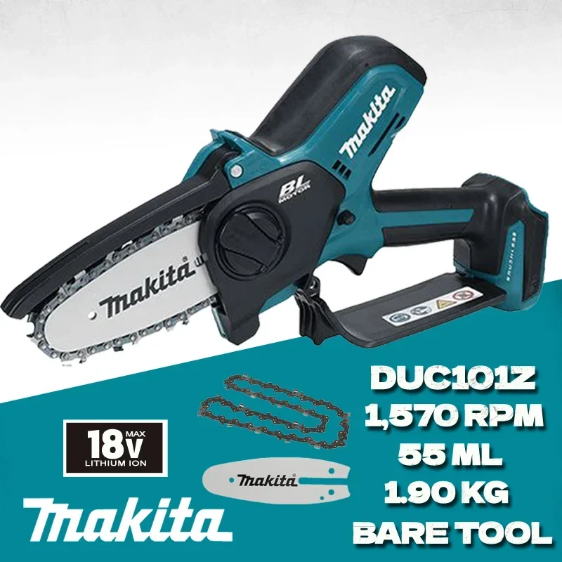 Makita DUC101 Cordless Brushless Pruning Saw 18V LXT Lithium Battery Power Tools Mini Electric Saw Garden Power Tool DUC101Z