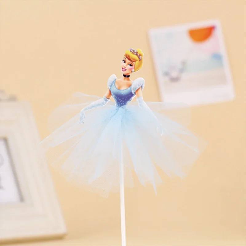 أغطية كب كيك الأميرة المجمدة سندريلا إلسا سنو وايت كعكة توبر زينة لاستحمام الطفل الفتيات لوازم حفلات أعياد الميلاد