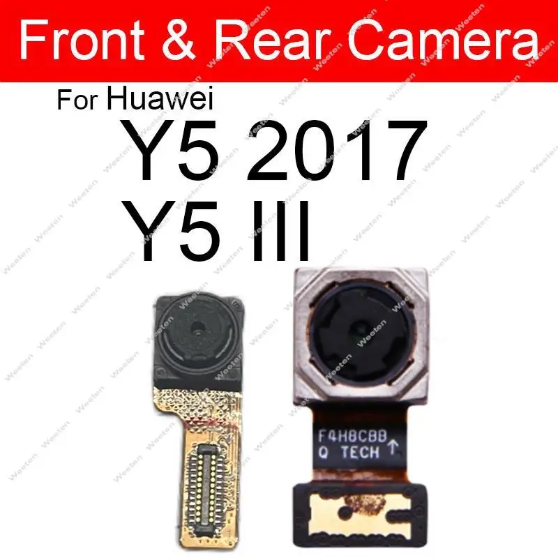 Rear Front Camera For Huawei GR5 Y5 II2 III3 2017 2019 Y5 Prime 2018 Y5 Lite 2019 8S Front Back Main Camera Flex Cable Parts image 3