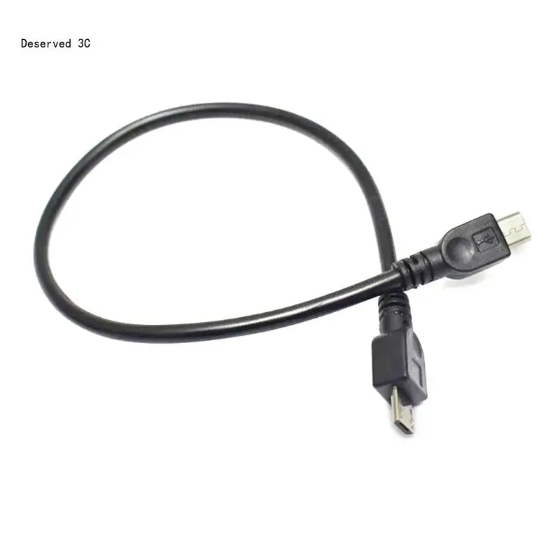 R9CB 5 Pin Micro USB męski na Micro USB męski konwerter OTG Adapter kabel do transmisji danych przewód do ładowarki do tabletów