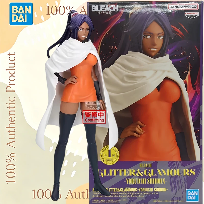 In Stock BANDAI BANPRESTO BLEACH Thousand-Year Blood War GLITTER&GLAMOURS Yoruichi Shihoin Anime Figure Collectible Model Toy