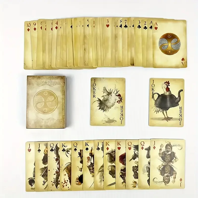 Vintage Retro Playing Cards Games Poker Carta Board Games From Fable III Limited Collector's Edition Set