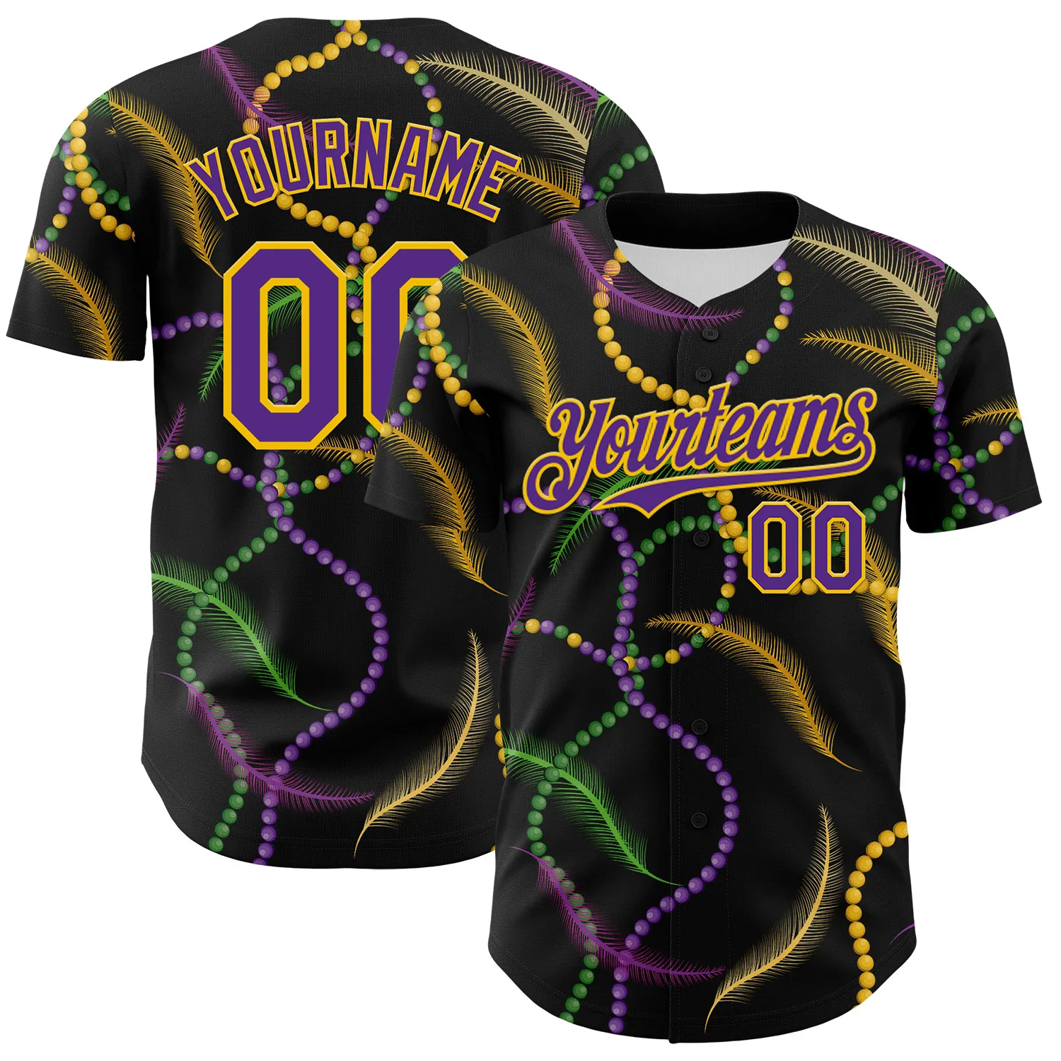 PLstar Cosmos baseball jerseys are customizable with names, carnival graphics, 3D printed designs, and hip-hop styles. -1