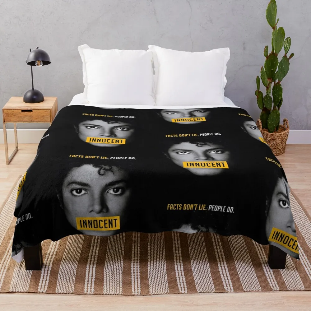 

MJ INNOCENT Throw Blanket Soft Solid Color Blanket for Couch Bed