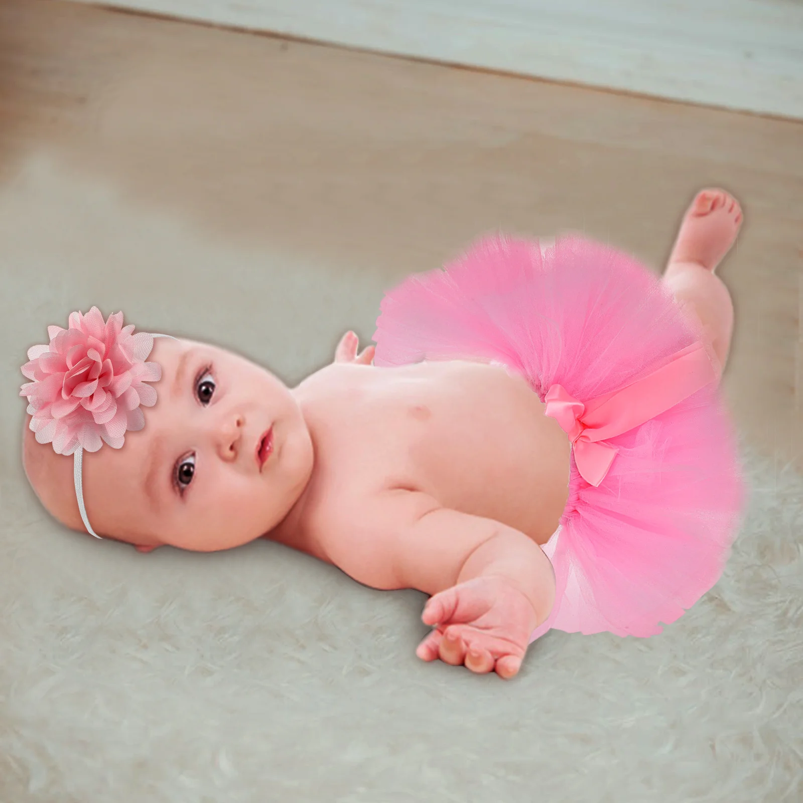 2 قطعة الوليد توتو تنورة مجموعة الرضع طفل الأرنب تنورة عقال التصوير الملابس عيد الميلاد الأول الزي ملابس الطفل