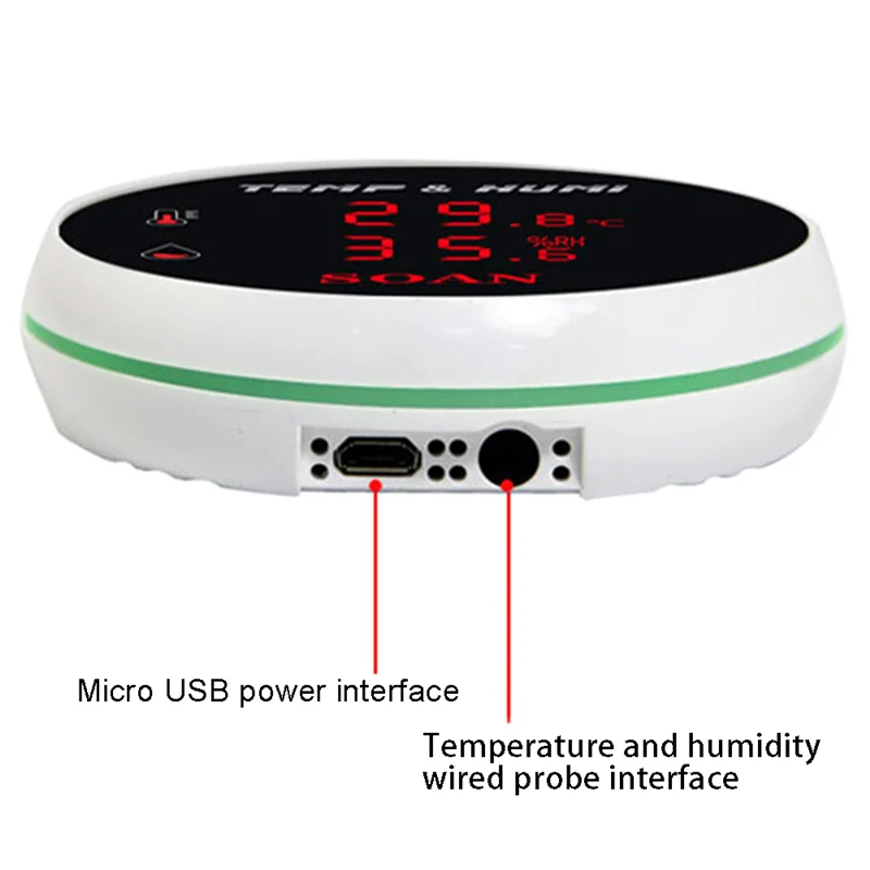 Tuya-Capteur de température Wifi Smart Home, fil Smartlife numérique, Therye.com, chambre, eau, piscine, alarme thermique, prise UE