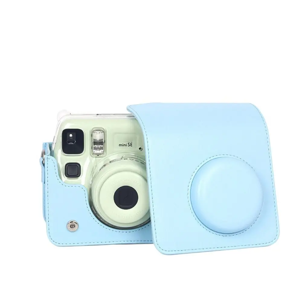 with Shoulder Strap Instant Camera Case Travel Anti Scratch Protective Cover Shockproof Soft for Fujifilm Instax mini SE/7+