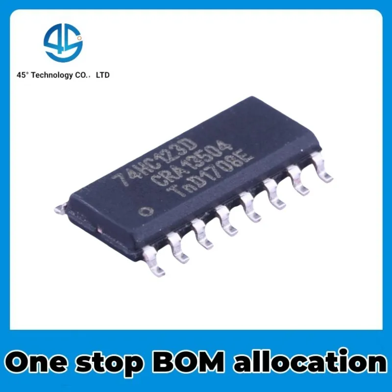 20 adet orijinal hakiki 74HC123D, 653 SOIC-16 çift şarj edilebilir monostable multiharmonic osilatör yeni IC çip