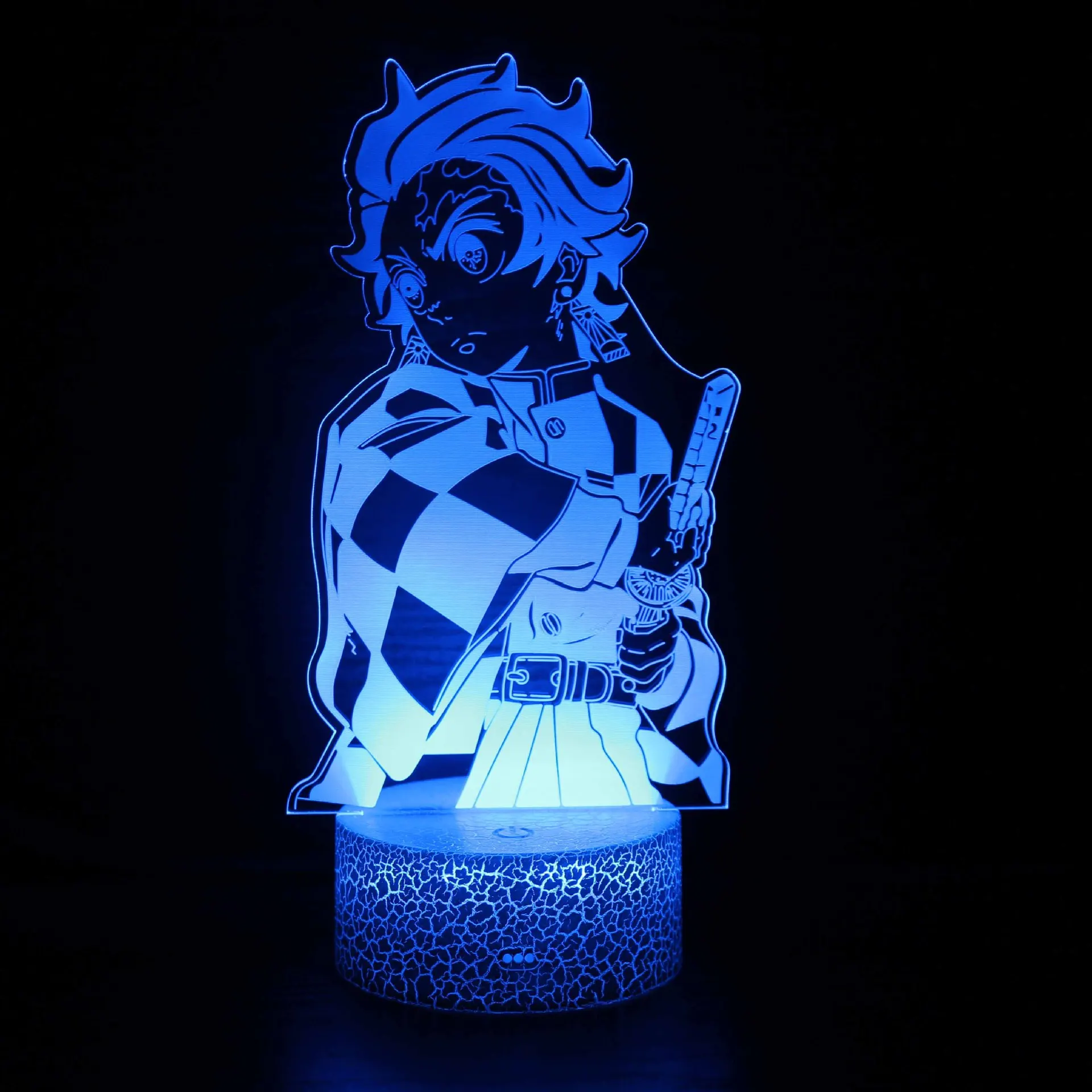 Kimetsu No Yaiba Nezuko Kamado Figure 3D Led Night Light for Bedroom Decor Nightlight Kids Child Table Lamp Demon Slayer Gift