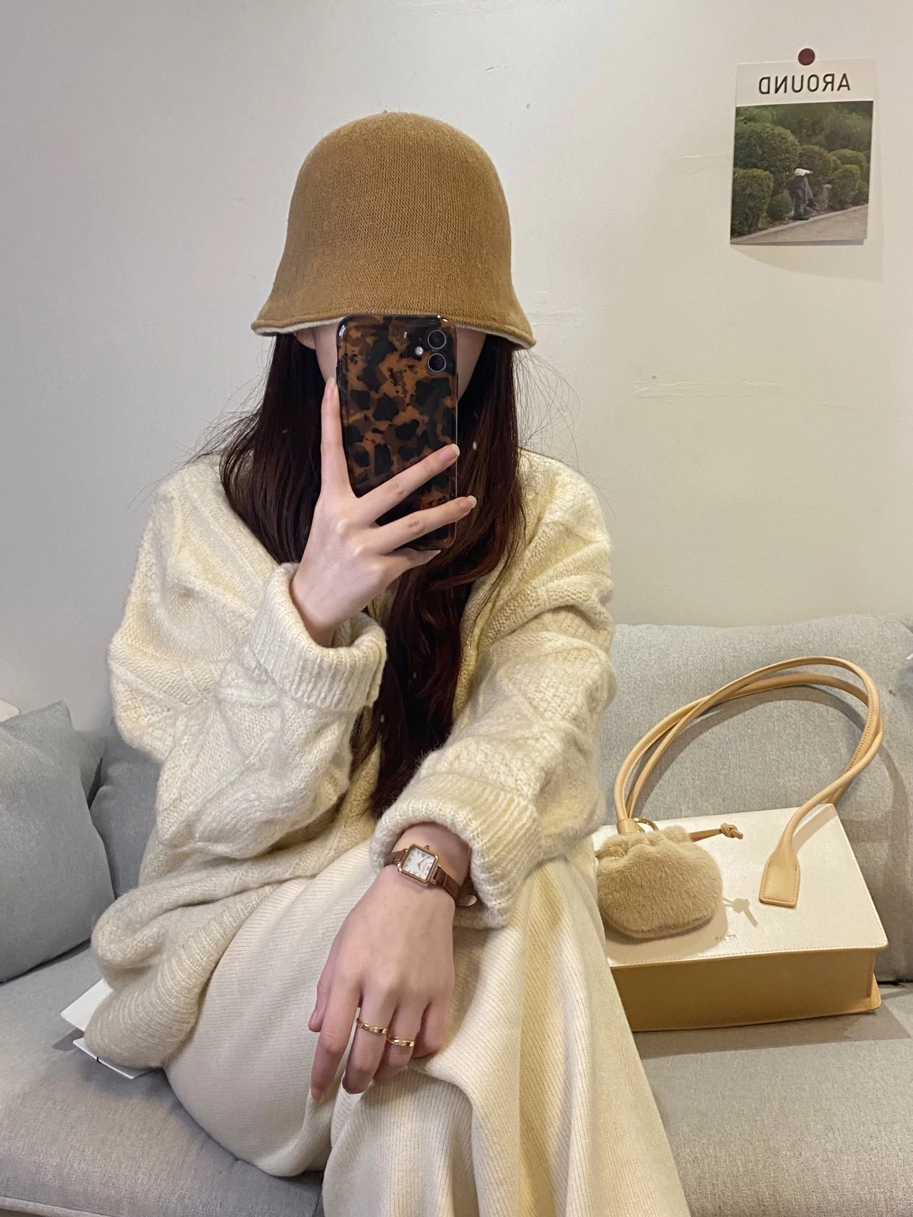 

Sweaters Jumpers Pullovers Women Green Alpaca Color Block Pattern Regular Winter Cold Weather Knit Warming Seasonal Holiday Warm