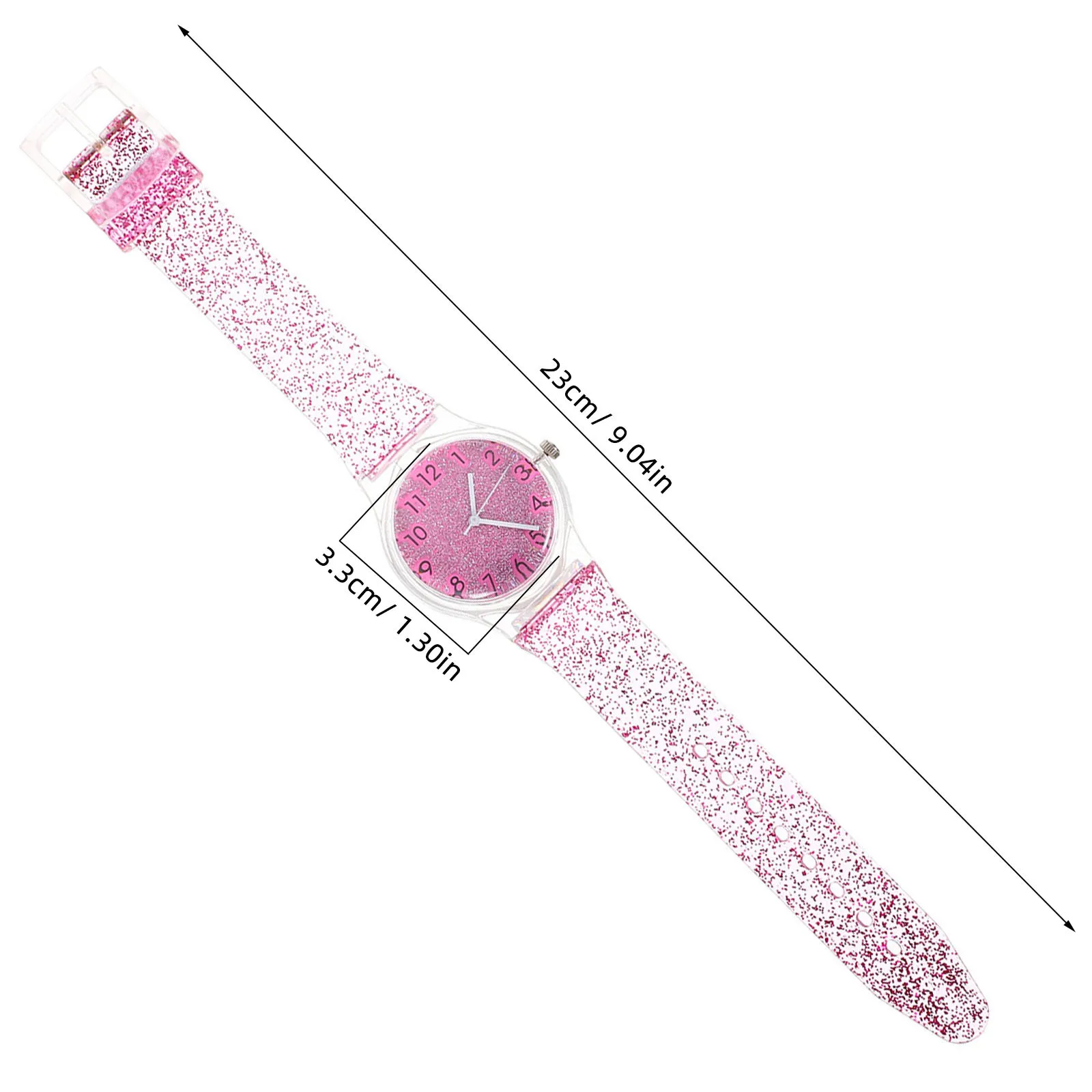 Kids Watch Colorful Shining Design Adjustable Strap Quartz Movement For Children Birthday Christmas Gift Wrist Decoration - view 2