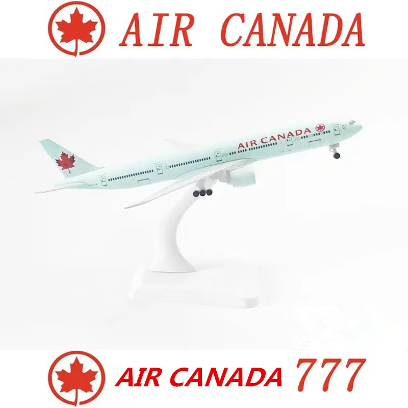 1:400 Scale 16cm/20cm  Model Diecast Alloy Metal Air Canada B777 Airplane Airlines Airways Aircraft With Base Collection Display