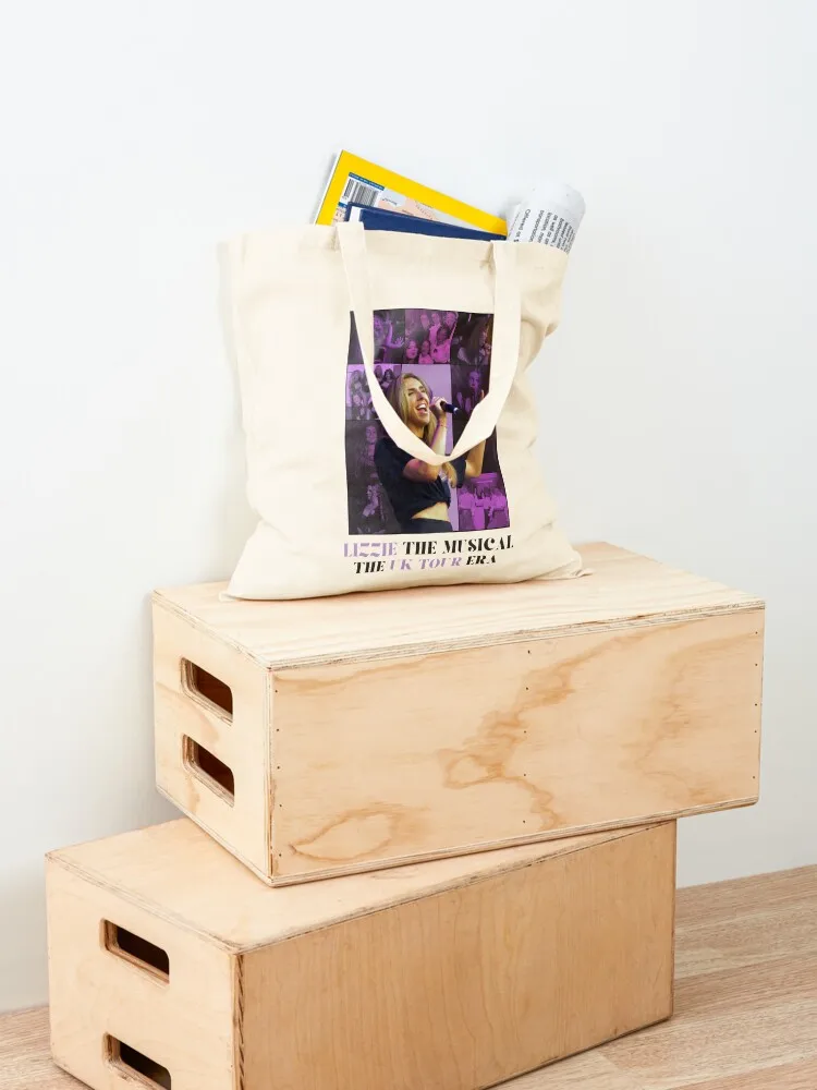 ليزي الموسيقية (الصليب بالكامل) "العصر" تصميم حمل حقيبة قماش حمل جامعة المتسوق حقيبة امرأة حقيبة تسوق قماش