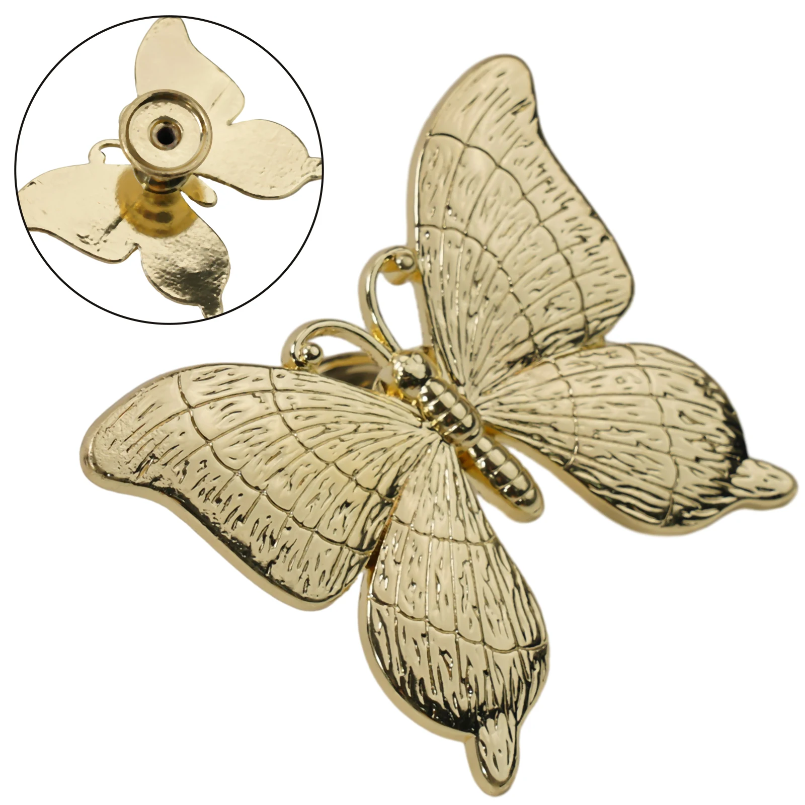 الأثاث مقبض خزائن مقبض ديكور المنزل فراشة شكل خزائن الباب متعددة الطبقات سبائك الزنك الحفاظ