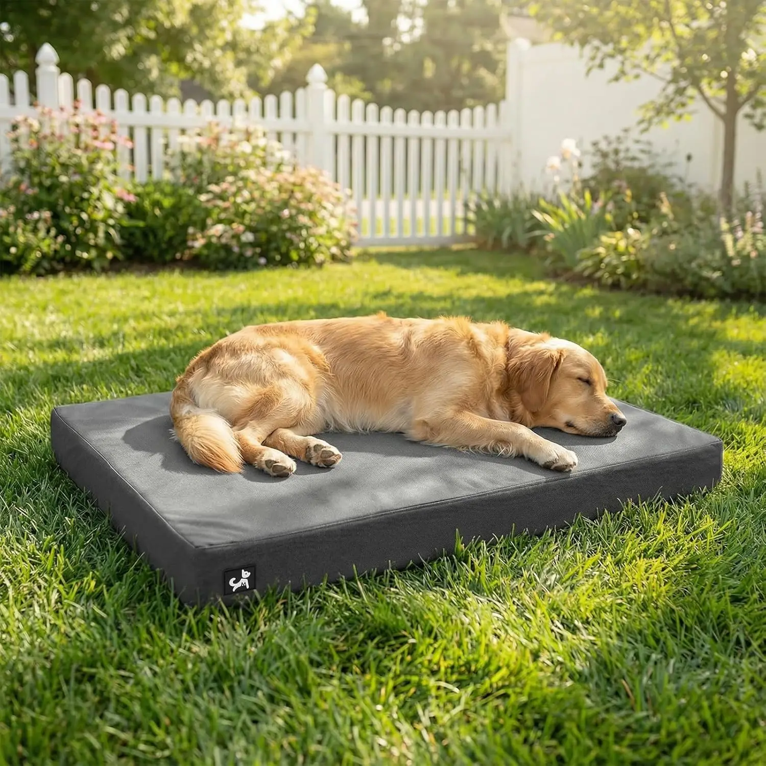 

42 Inch Chew-Proof Dog Bed for Large Dogs, Waterproof Orthopedic Crate Bed with Non-Slip Bottom