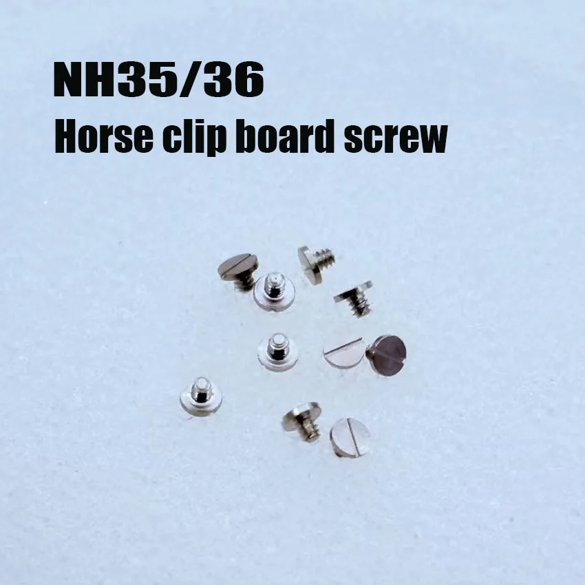 Watch accessories, Japan NH35 NH36 movement, complete set of screws, clamp plate, calendar shift, large steel wheel screws Sold