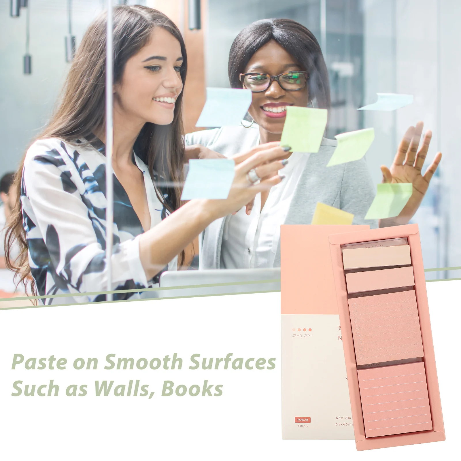 1 коробка, удобные липкие вкладки, блокноты, самоклеящиеся отрывные заметки, портативные многофункциональные маркеры страниц для школьной Библии