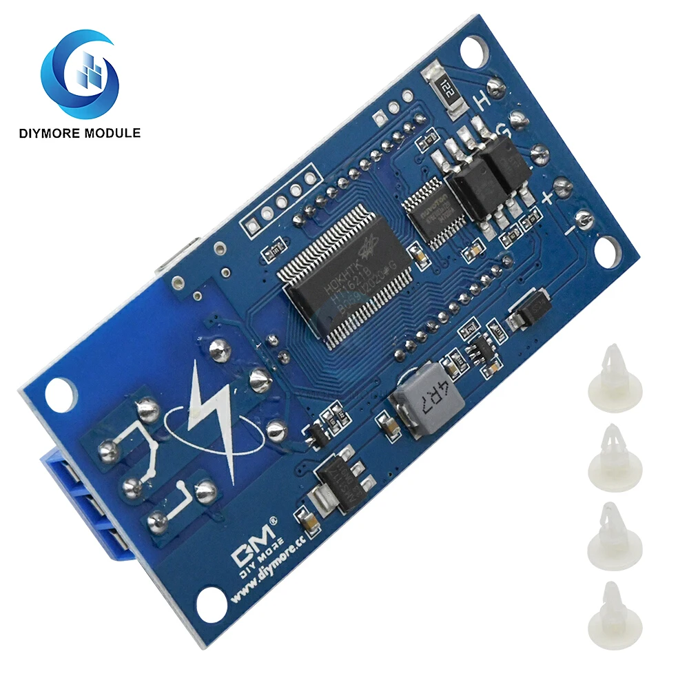 Module de relais temporisé à écran LCD DC5-30V avec MICRO USB