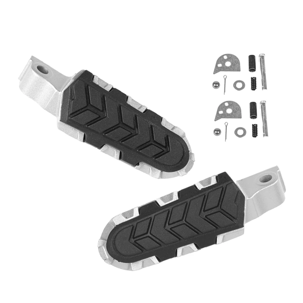 Reposapiés trasero para motocicleta, cubierta de goma de pie de acero para Benelli TRK502 TRK502X 2020 TRK 502 502X20, accesorios