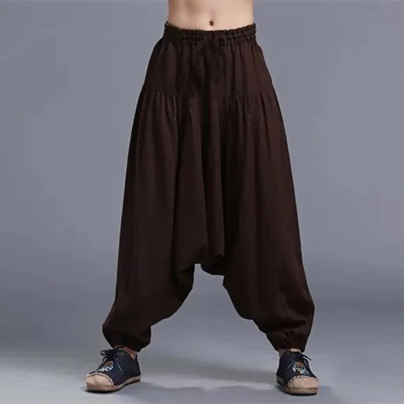 2025 Summer loose casual hip hop streetwear dancing pants,plus size wide leg Harem Trousers plus size M-5XL Autunm Cross-Pants