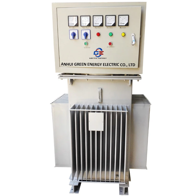 500KW 500KVA 230V 400V 3 Phase Oil-Immersed Cooling Type Inductive Voltage Regulator Automatic Voltage Regulator