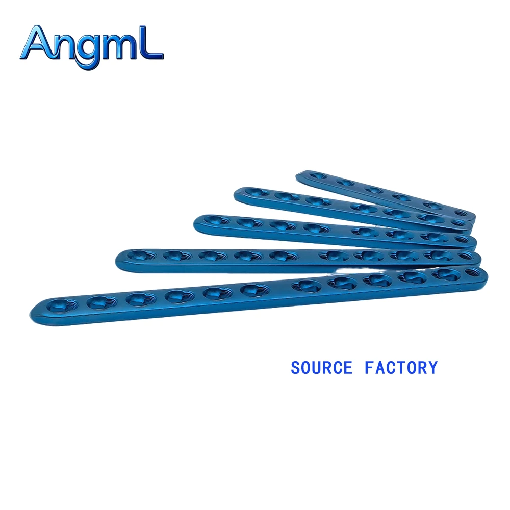 2.0/2.4/2.7/3.5mm Titanium Straight Compression Locking Plate For Veterinary,Pet Implant, Pet Orthopedic Surgical Consumable