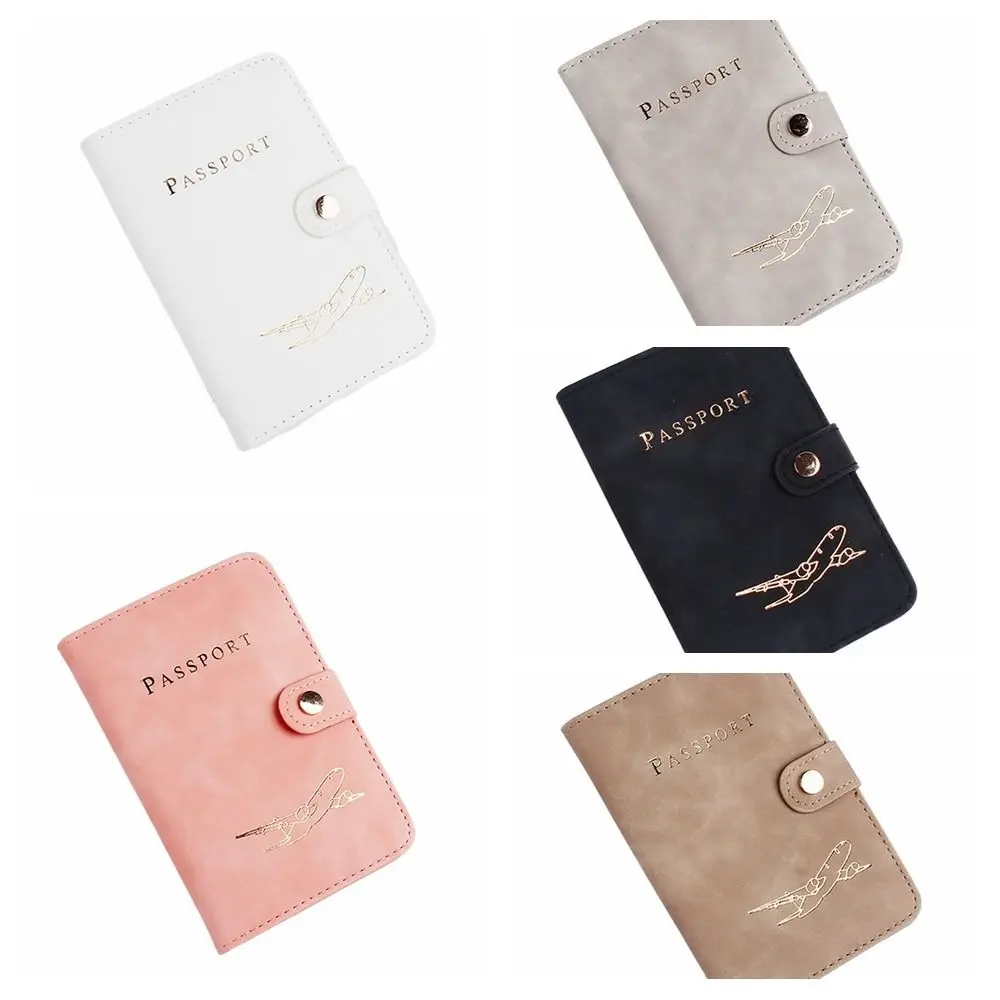 Multifunction PU Leather Passport Cover Card Case Travel Accessories Passport Clip Wallet Passport Holder Ticket Holder Female