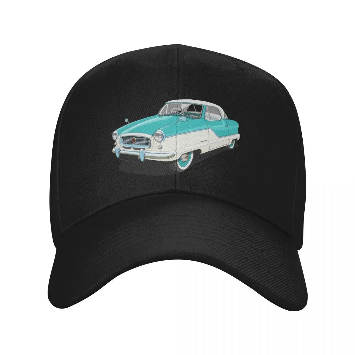 

Austin Metropolitan in two tone turquoise and white Baseball Cap Beach dad hat Women's Hats Men's