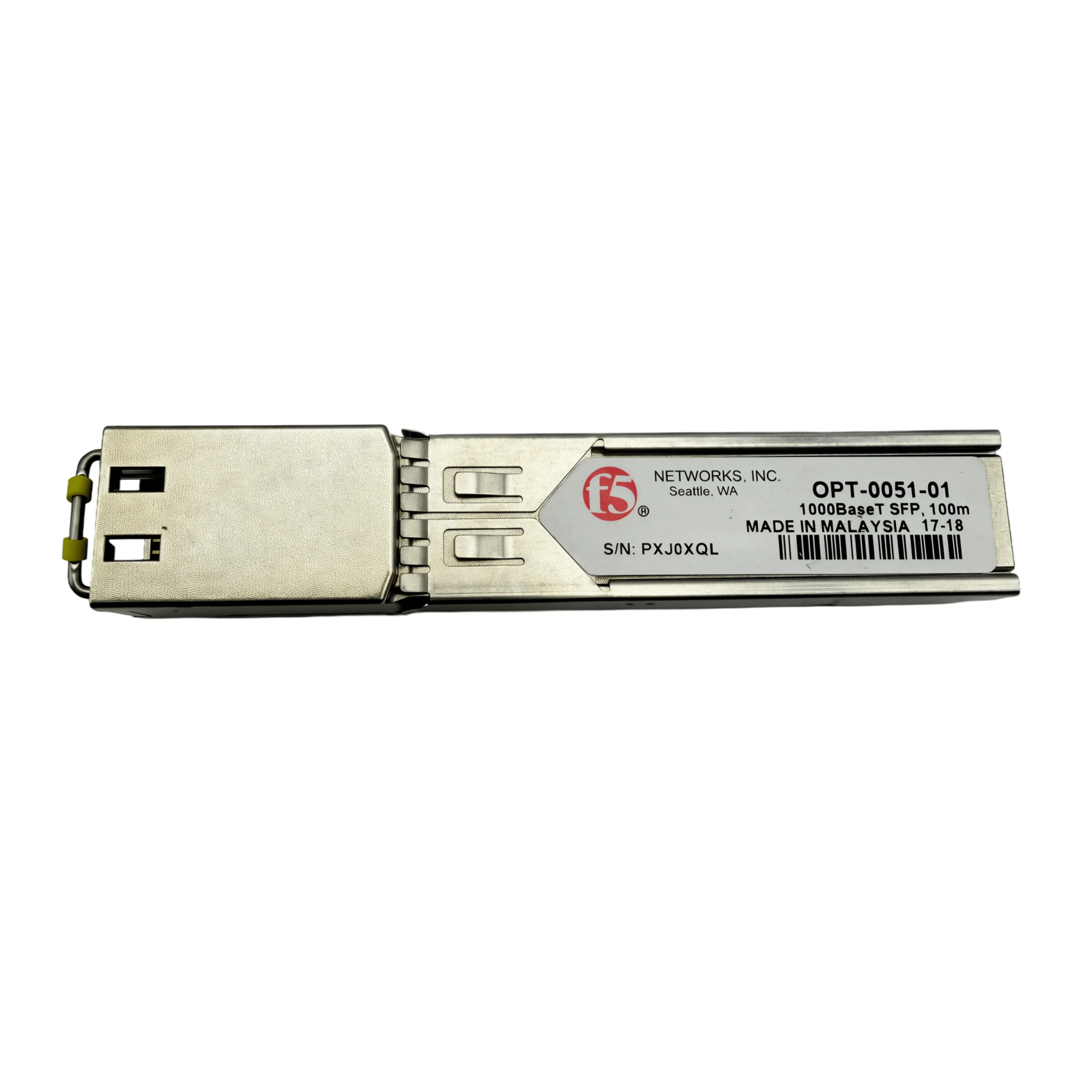 For F5 OPT-0051-01 1G T SFP Copper Transceiver RJ45 100m Cat5e DDM for Load Balancer Enterprise Network
