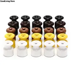 5pcs/lot for Wall Wiring High Frequency 5 Colors Electric Porcelain Ceramic Insulator Ceramic Insulators Porcelain Insulator