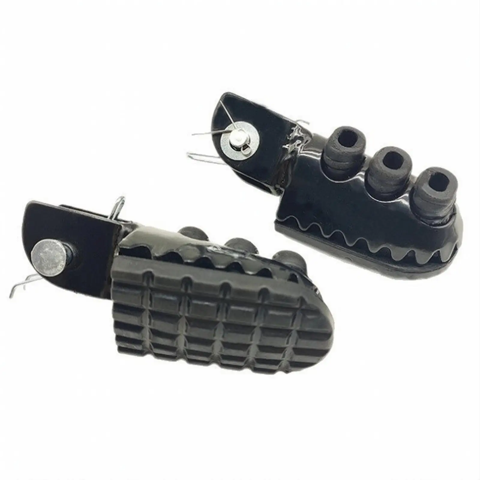 Secure Motorcycle Footpeg Bracket Assembly Heavy Duty Metal Front Footrest Replacement for Long Distance Touring Bike