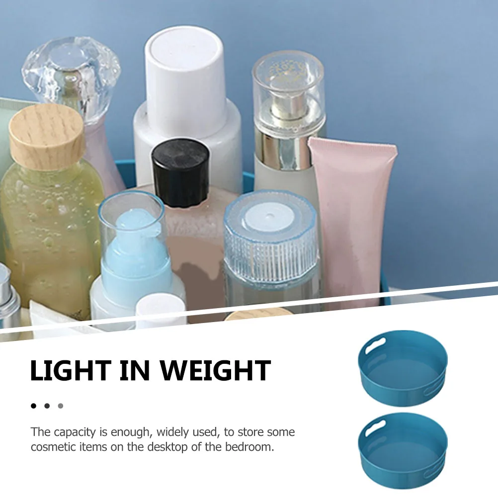 

2pcs Rotating Kitchen Storage Box Spice Rack Round Tray Turntable Bottle ganizer Condiment Container Premium Material