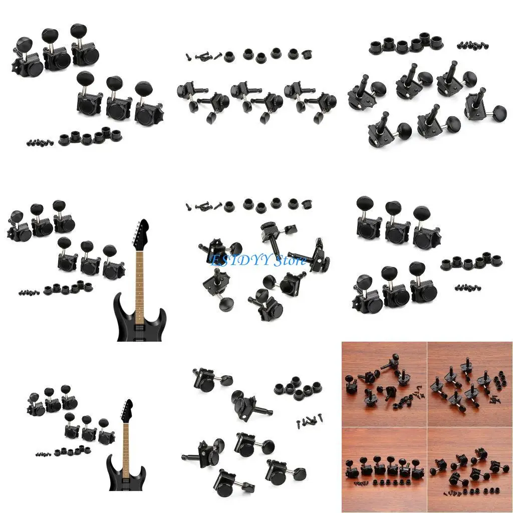 

G6DE Guitar Tuning Pegs Machine Heads Replacement Parts for Electric Guitar Gear