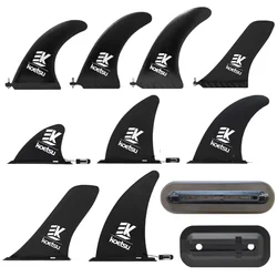 KOETSU Surfboard Fin Quick Release Paddle Board Fin Detachable Surfboard Tail Fin Stand Up Board Fin for Long Board Surfboard