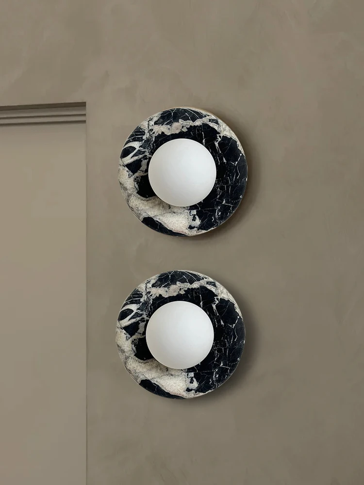 

Итальянский роскошный натуральный мрамор, фиолетовый, зеленый, белый, нефритовый настенный светильник для гостиной, прихожей, фоновый декор, каменные настенные светильники