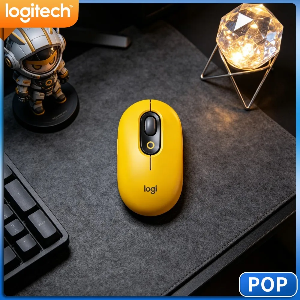 Logitech M350 POP Mouse Dual‑Connection Auto‑Sleep‑Mode Multi‑OS‑Fit For Textile‑Product‑Development Specialists