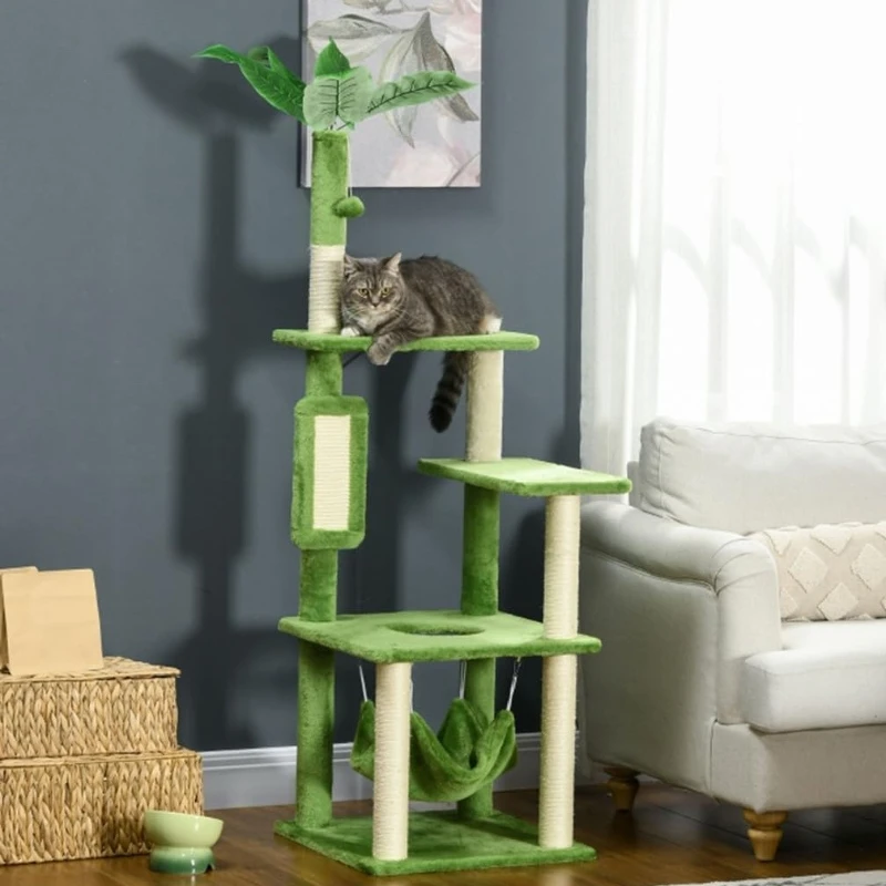 

Cats climbing frame medium and large cat climbing frame cats climbing tree cat hammock integrated does not occupy an area o
