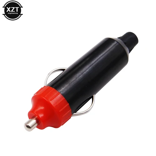Imagen 2 del producto 1 unidad de enchufe macho de 12V para encendedor de cigarrillos de coche, conector adaptador de cargador de corriente para motocicleta + enchufe convertidor de fusible