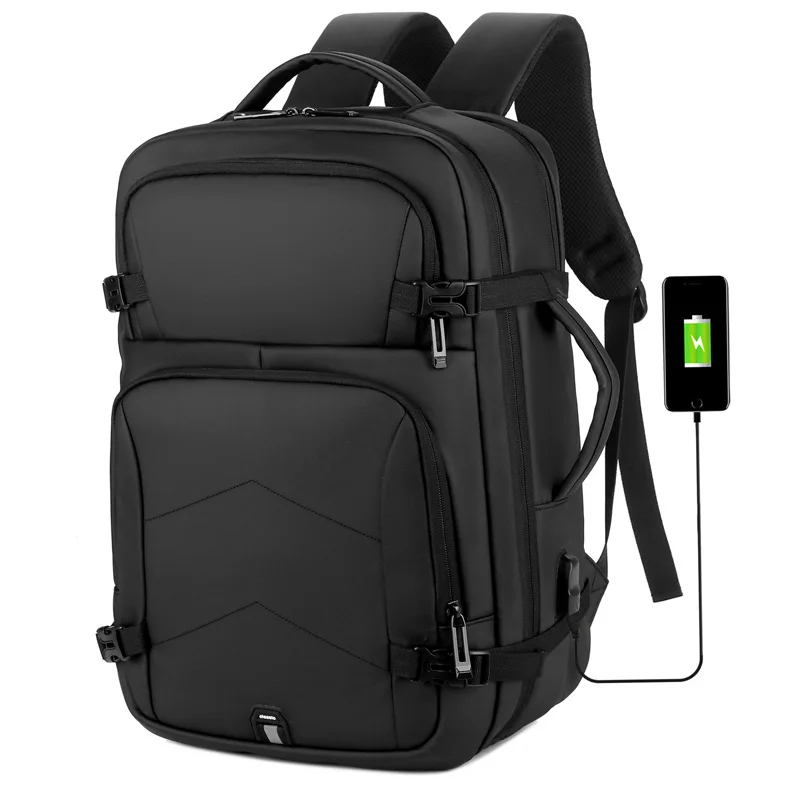 Mochila de viaje antirrobo para ordenador portátil, mochila de negocios multifunción con puerto Usb, 2023