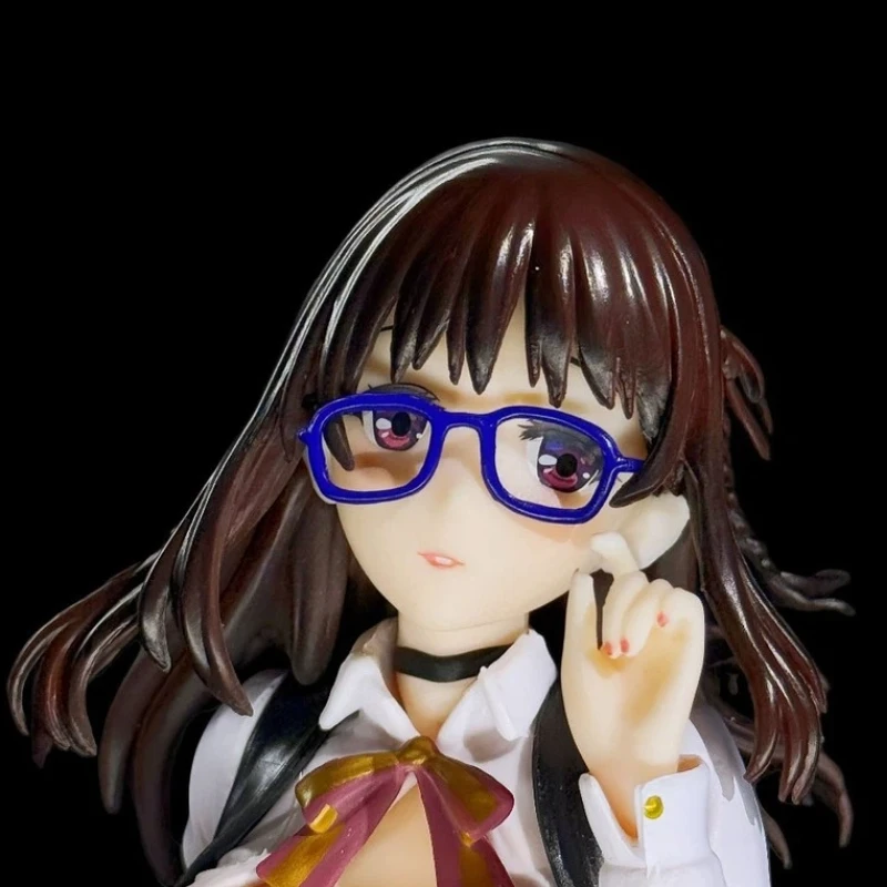 

Коллекционная фигурка аниме-девушки Мотаро (Мотаро Паролес) в школьной форме с очками, украшение для рабочего стола, подарок для фанатов отаку