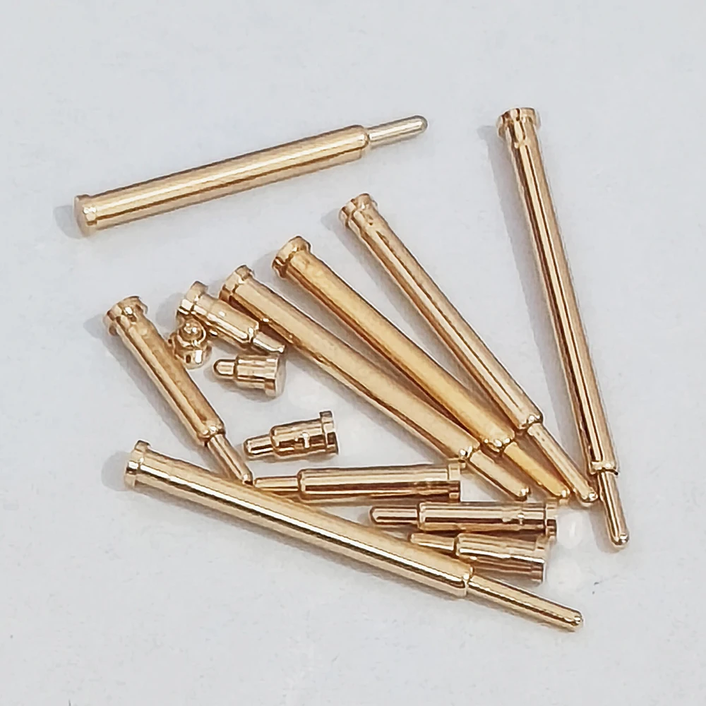 200 Stück Pogo-Pin Federkontaktstecker Ladekontakt Prüfstift Antennenfederstift POGOPIN Kontaktfederstift – Detail 3