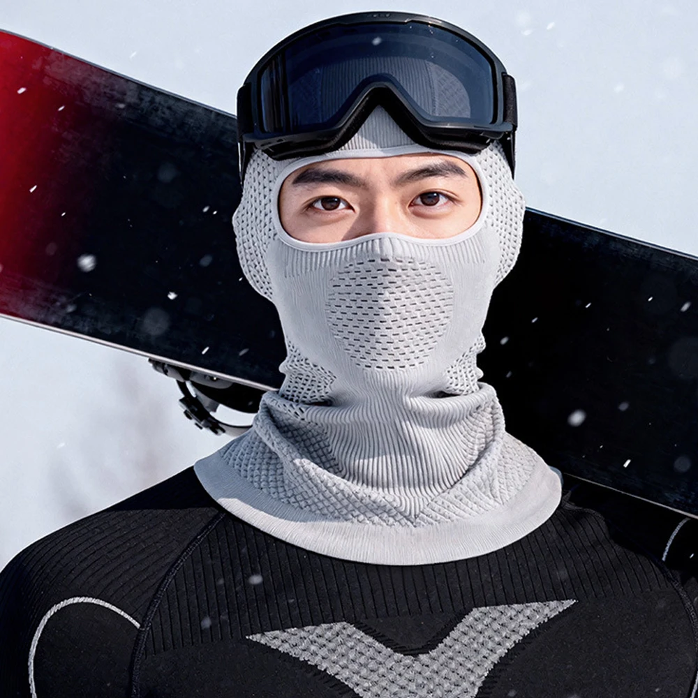 Winter Unisex Warm Ski Mask Balaclava Outdoor Sports Cycling Full Face Mask Scarf Men Women Elastic Breathable Motorcycle Mask