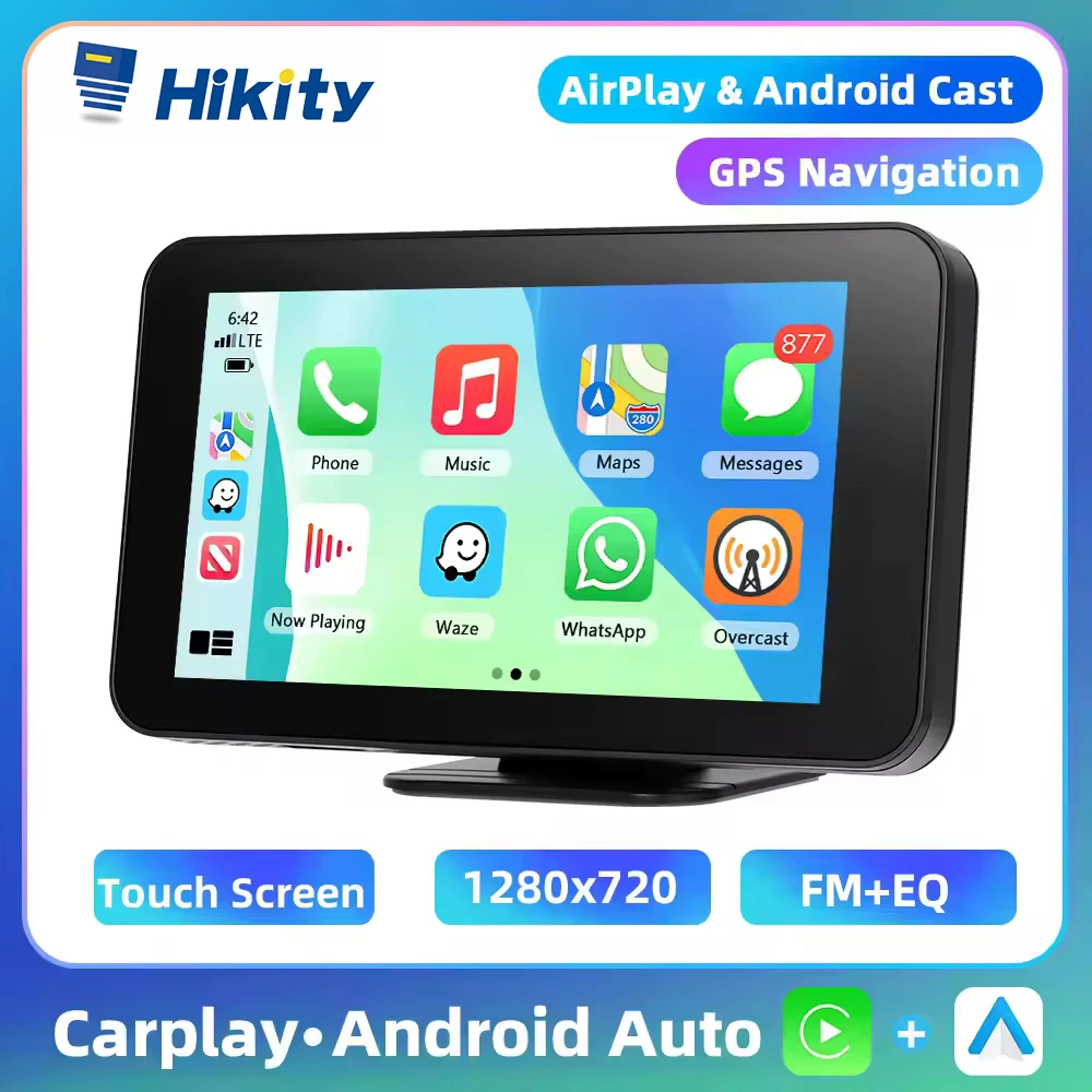 Hikity 4.7 polegadas Android Auto CarPlay: Uma Análise Realista de Desempenho e Durabilidade para o Seu Carro